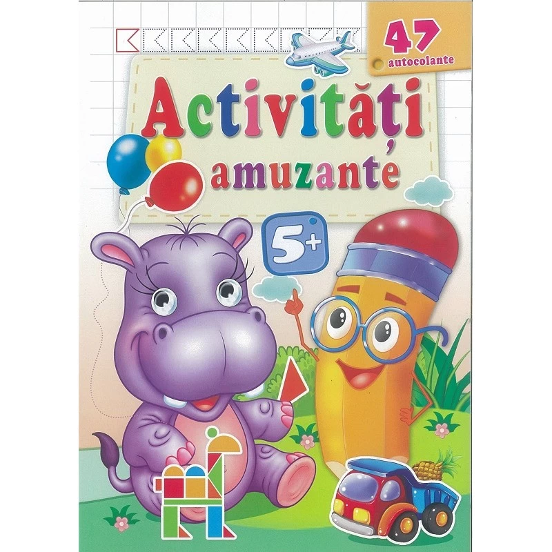 Activitati amuzante. Hipopotamul
