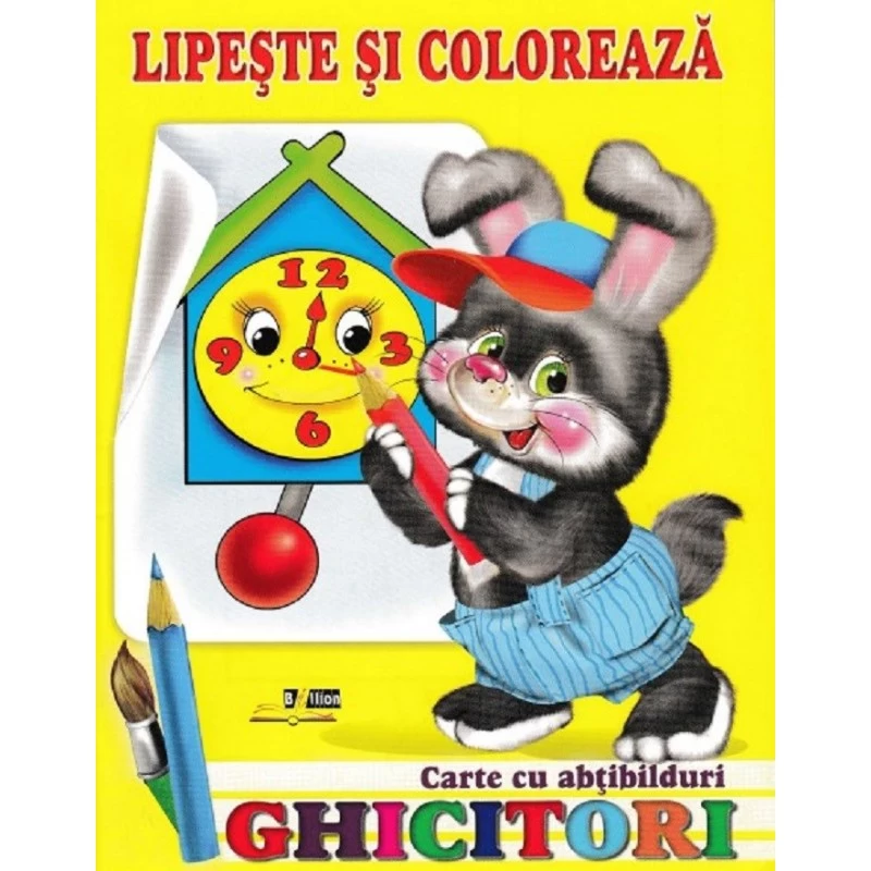 Ghicitori- Iepure-Carte cu abtibilduri