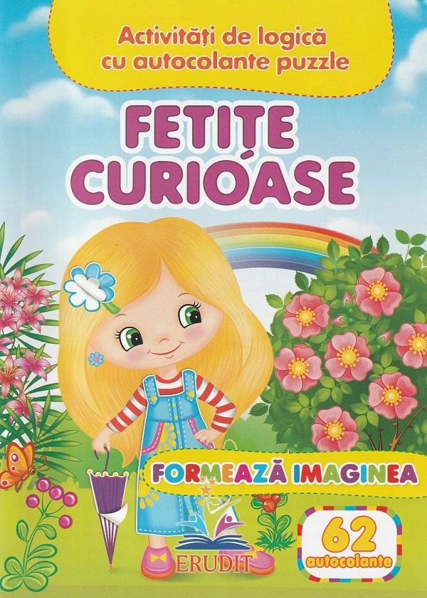 Fetite curiose: Formeaza imaginea + 62 autocolante