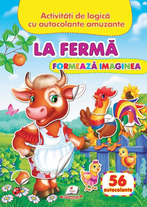 La ferma: Formeaza imaginea + 56 autocolante 