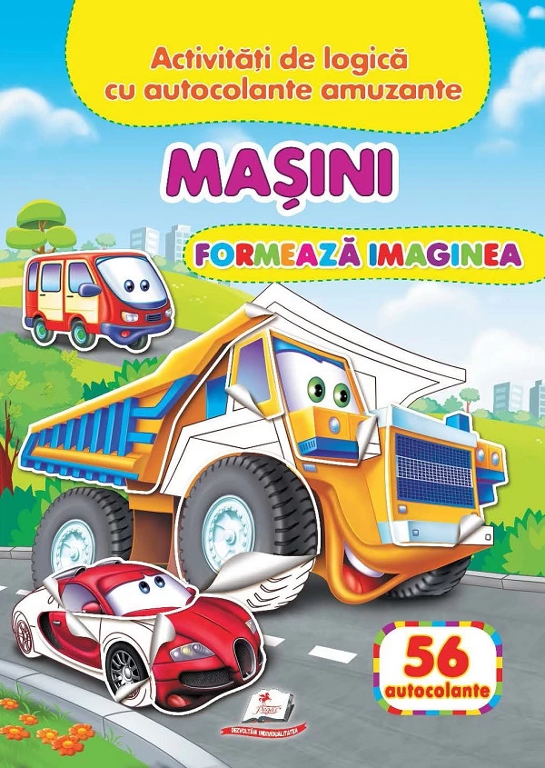 Masini: Formeaza imaginea + 56 autocolante
