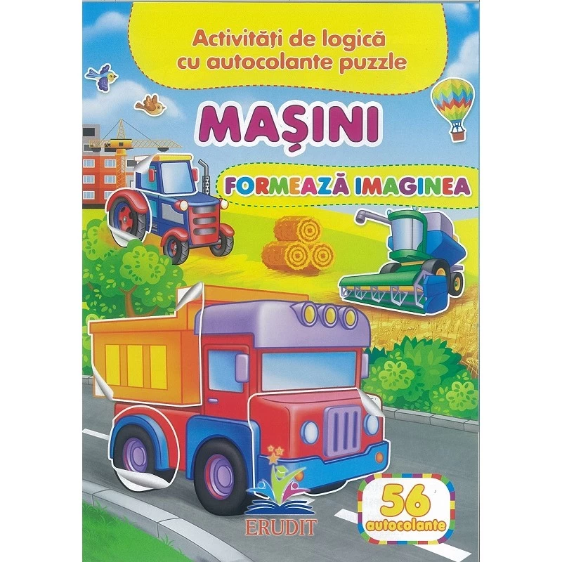 Masini 2: Formeaza imaginea + 56 autocolante