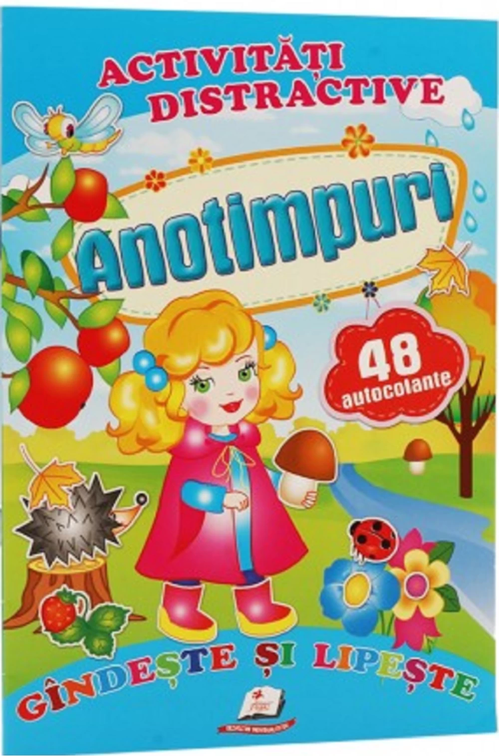 Activitati distractive: Anotimpuri + 48 autocolante 