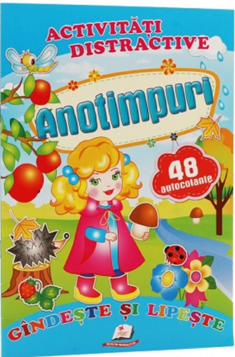 Activitati distractive: Anotimpuri + 48 autocolante 