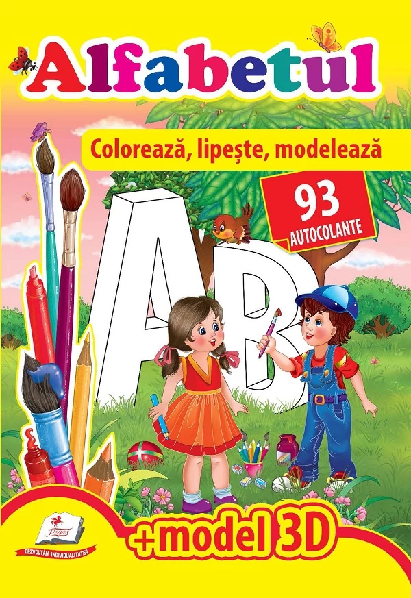 Alfabetul+93 autocolante