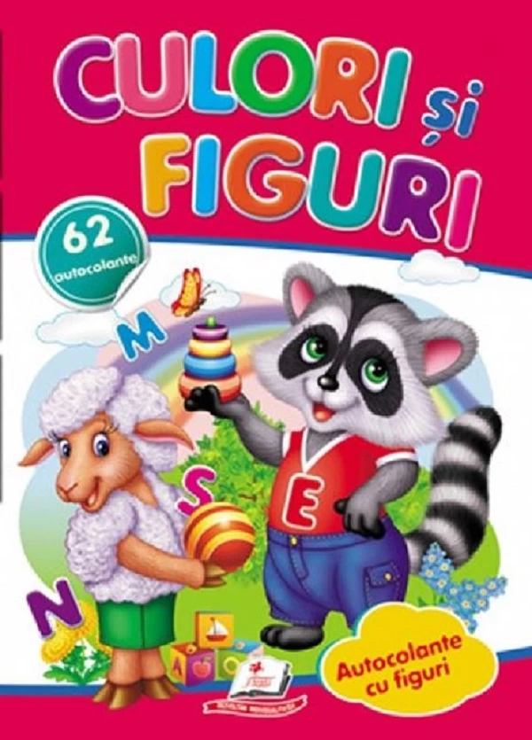 Culori si figuri + 62 autocolante 
