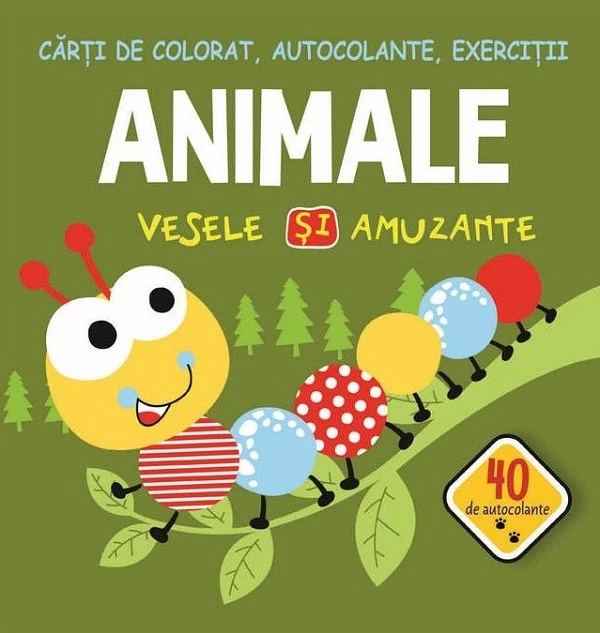 Animale vesele si amuzante - 40 de autocolante