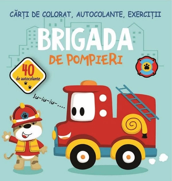 Brigada de pompieri - 40 de autocolante