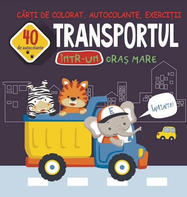 Transportul intr-un oras mare - 40 de autocolante