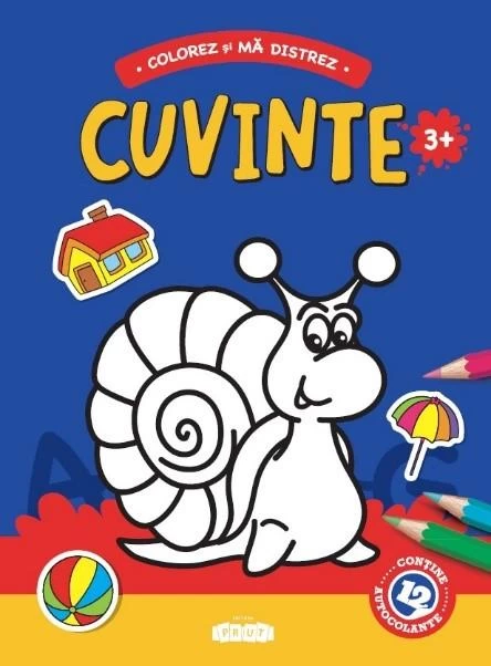Cuvinte 3+, conține 12 autocolante