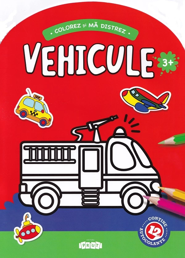 Vehicule 3+, contine 12 autocolante