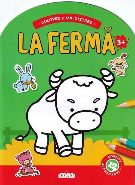 La ferma 3+, contine 12 autocolante
