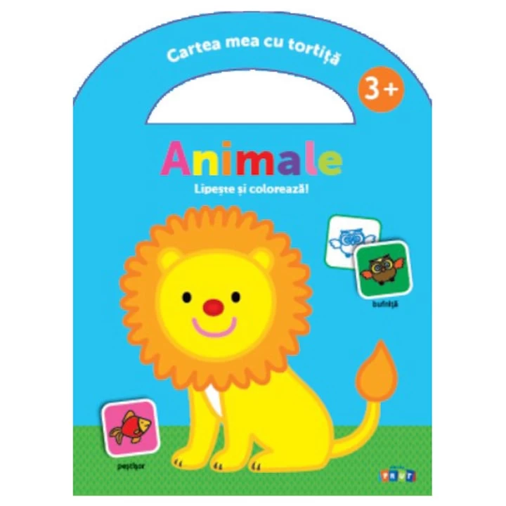 Animale 3+, lipeste si coloreaza