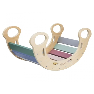 Leagan Montessori 5 in 1 cu o tabla cu doua fete