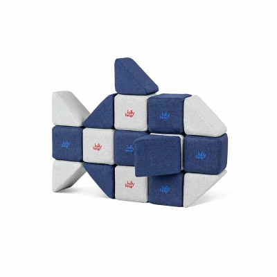 Cuburi Magnetice JollyHeap® - MINI 24 blocuri 2 forme