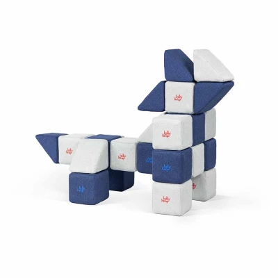 Cuburi Magnetice JollyHeap® - MINI 24 blocuri 2 forme