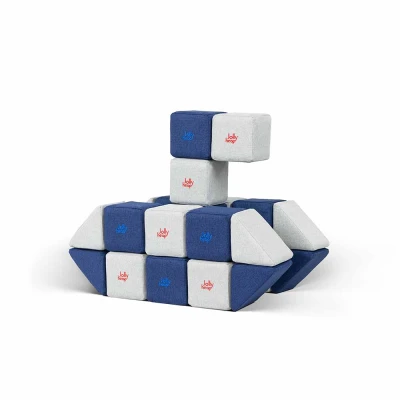 Cuburi Magnetice JollyHeap® - MINI 24 blocuri 2 forme
