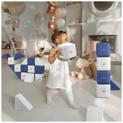 Cuburi Magnetice JollyHeap® - MINI 24 blocuri 2 forme